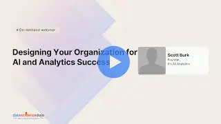 Designing Data Strategy for a Data Driven Organization | Data Analytics | Community Webinar