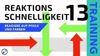 Reaktionstraining 13 - Schneller auf Pfeile und Farben (rot/gr&uuml;n) reagieren
