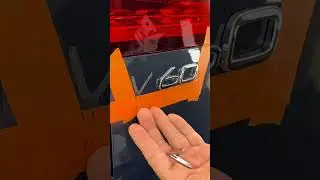 Volvo V60 Debadged: The Ultimate Satisfying Emblem Removal Guide 🔥