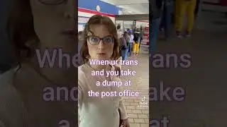 Stunning and Brave Individual Takes a Dump at the Post Office! #shorts #meme #lol #cringe #post #usa