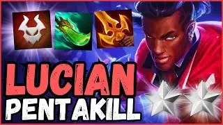 I AM SO SUPRISED ON HOW GOOD PENTAKILL LUCIAN IS! | TFT Set 10 PATCH 14.1