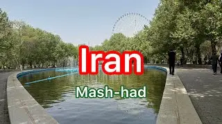 Silent Walk in Mellat Park Mashhad | Peaceful Nature in Iran (No Talking)