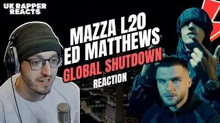 RAPPER REACTS to MAZZA L20 x ED MATTHEWS - Global Shutdown | Music Reaction | Zee TV