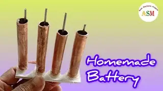 Homemade Battery #asmbasicelectronicprojects