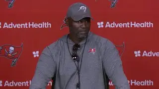 Todd Bowles Gives Update on Luke Goedeke | Press Conference | Tampa Bay Buccaneers