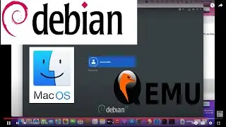 QEMU with Debian 11 installation in Apple macOS