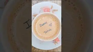 For 💕all 😍Iram ❤️Tahir 😀 Tea ☕ Art 🎨 || #shorts #youtubeshort #rubyteaart