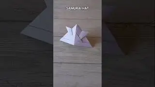 DIY EASY SAMURAI HAT ORIGAMI TUTORIAL| HOW TO MAKE A SMURAI FIGHTER HAT CRAFT| STEP BY STEP FOLDING