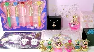 Unboxing Sailor Moon & Crystal Toys Wands Charms Necklace Dec 2014