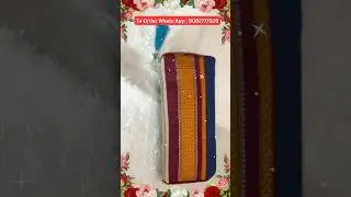 Khan Fabric Clutch Purse DIY 🧵 | Easy Festive Return Gift Sewing #diy