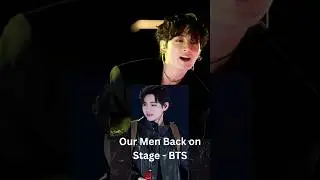 BTS on Stage | Water Splash Fun on Stage | #bts #viral #shorts