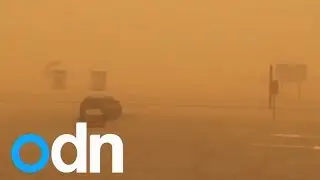 Massive sandstorm hits Dubai