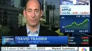 New Constructs CEO David Trainer Discusses Apple (AAPL) Sell-Off on CNBC's Closing Bell