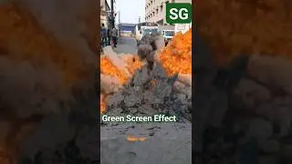 Bomb blast Green Screen Effect #greenscreen #greenscreeneffects #greenscreenvideo #shortvideo