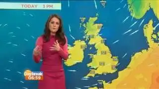 LAURA TOBIN:-Eos-: ITV_Daybreak_WEATHER - 18 April 2013 -