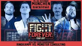 Monster Consulting suchen RINGKAMPF vor dem Titelmatch auf (wXw)