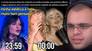LUISA SONZA MUDA DE VISUAL E É CANCELADA E ACUSADA DE COPIAR SABRINA CARPENTER