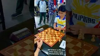 What a fight! GM Grebnev vs FM Arca at Asian Juniors Chess Championships 2024 #chess #kamatyas