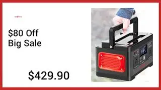Black Friday SALE - Rockpals 520W Portable Power Station