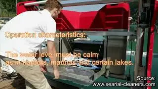 233 Floating waste collector in harbors and marinas