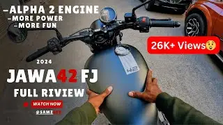 Jawa 42 FJ Review in Tamil - 🔥New  Alpha 2 Engine- பைக் வேற லெவல்! Better Than Hunter 350 & CB350?🏍️