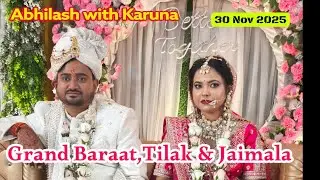 Wedding Special: Grand Baraat, Emotional Bride Tilak & Magical जयमाला | Full Wedding Vlog 💖🎉
