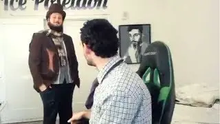 Voldesad gets dressed up for Singles night with Ice Poseidon