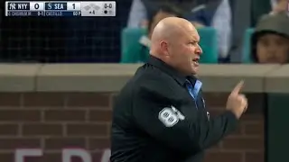 Yankees got home plate umpire Mike Estabrook legitimately angry after winning 5 challenges in a row