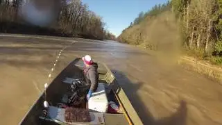 Gill net fishing