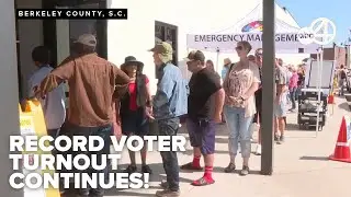 South Carolina sees record voter turnout, in Berkeley County the trend continues
