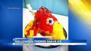 Hawaii's Ice Monster serves up spooky delights with Halloween-themed shave ice