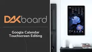 Google Calendar Touchscreen Editing