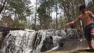 Lake Allatoona Waterfall wipeout 1:06 April 2nd 2018