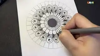 Mandala Art Tutorial Using the Grid Method | Step-by-Step for Beginners and Kids