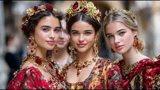 Dolce & Gabbana Alta Moda | Ruby Red & Gold &ndash; Regal Italian Glamour