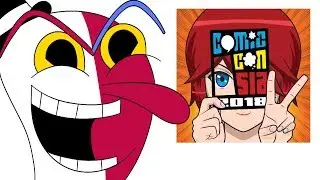 Beppi trolls Comiccon Asia 2018