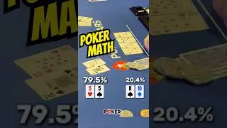 Can you do this poker math? #texasholdem #mathchallenge