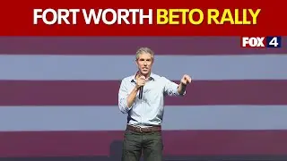 Former U.S. Rep. Beto O'Rourke holds anti-redistricting rally in FW
