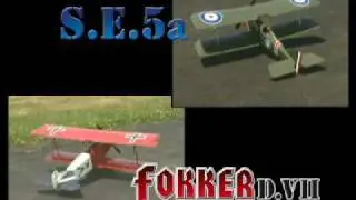Радиоуправляемый планер EP Fokker DVII WWI Park Flyer