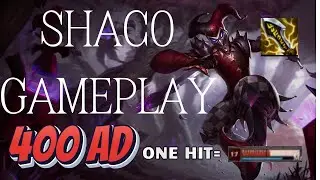 SHACO GAMEPLAY | CRITICAL DAMAGE WİTH ONE HIT SHACO BUILD!!!