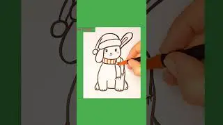 Рисунок Кролик 2023 как нарисовать просто быстро #кролик #rabbit #2023 #рисунок #howtodraw #новыйгод