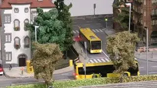 Bus traffic in and around the city