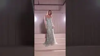 Strapless Long Beaded Prom Dress: Ladivine CC0688 #bts #dress #promdress #fashion #promgirl #dresses