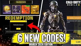 *NEW* CODM 6 WORKING CP REDEEM CODES APRIL 2026 | CALL OF DUTY MOBILE NEW WORKING REDEEM CODES 2026