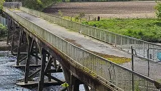 old tram bridge demolition preston (one last look) part 1