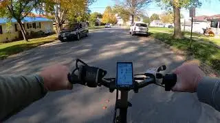 Fall cruise on ebike in Casey IL