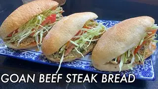 Goan Beef Steak Bread Recipe | Evening Snack | Beef Steak |