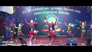 Jhyaure Dance // Saraswati Adarsha Vidyashram // SABIN GURUNG // 2081 //  @SABINGURUNG