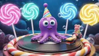 Snail&rsquo;s Magical Rainbow Candy Slide 🌈🐌 | 3D Animation for Kids