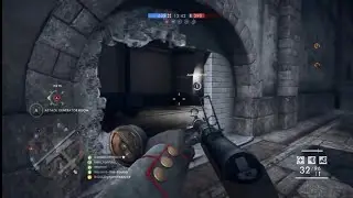 Battlefield 1 Conquest Gameplay Fort de Vaux Map (No Commentary)